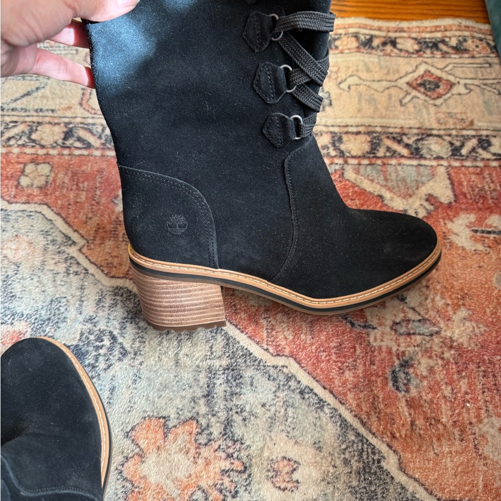 Timberland Women's Black Heeled Boots
